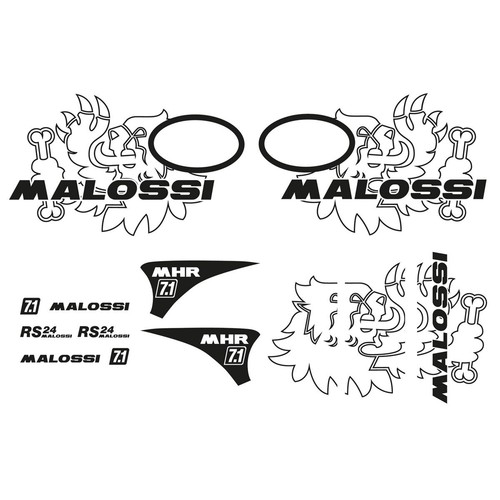 Kit adesivi malossi trofeo per - malossi,