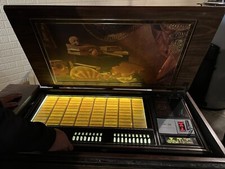 Old Jukebox With Records