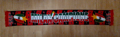 Sciarpa milan campione - sciarpa,