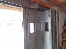 SERRANDA SCORREVOLE DOPPIA ANTA- LARGHEZZA 4 METRI - ROBUSTA-PESO CIRCA 200 KG