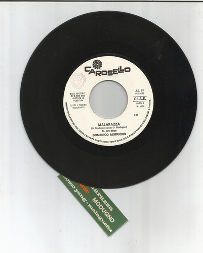 Modugno raro giri jukebox - modugno, 45