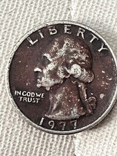 1977 US Quarter DIE CLASH REV