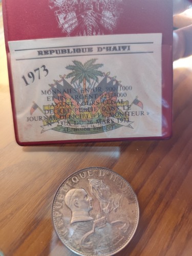 Commemorative coin haiti - commemorative,