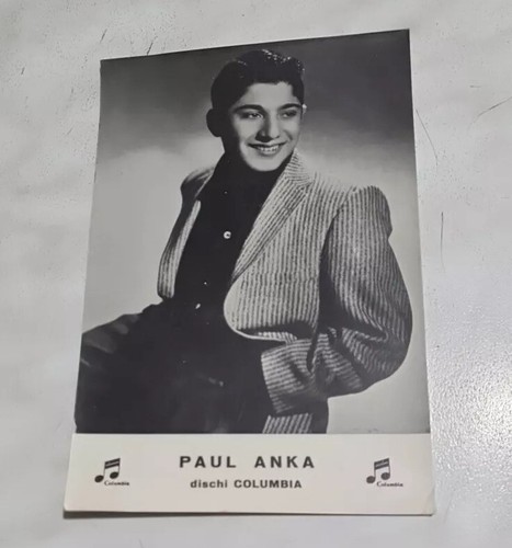 Foto paul anka - foto, autografata