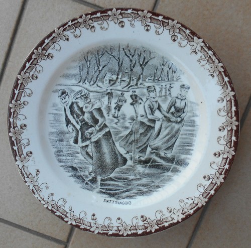 Piatto ceramica societa - piatto,