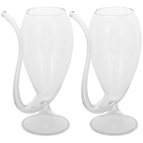 Tazza vino vetro 2 pezzi - vino,