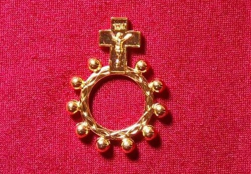 Anello rosario oro - anello,