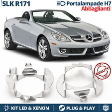 2 ADATTATORI montaggio KIT LED H7 PER MERCEDES SLK R171 Portalampada Abbaglianti