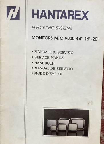Hantarex mtc 9000 monitor - hantarex,