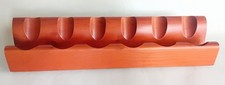 SAVINELLI PORTA PIPE IN LEGNO DI TEAK PER 6 PIPE PER TAVOLO MENSOLA O LIBRERIA
