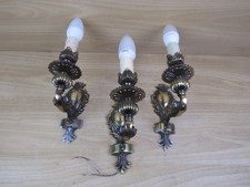 vecchio SET DI 3 APPLIQUES DA