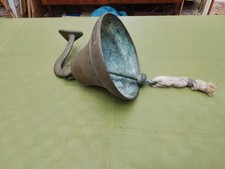 ANTICA  CAMPANA  IN OTTONE  DA MURO