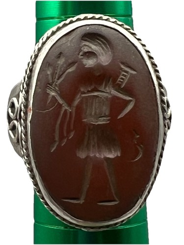 Anello corniola sigillo - corniola,