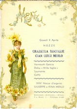 1960 ca MILANO Nozze Luigi MERLO Graziella BISCEGLIE e XXV Giuseppe e Rina MERLO