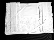 Set Lenzuola Bianche ricamarte