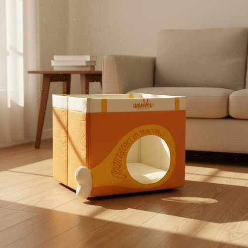 Tiragraffi gatto con - gatto, cuccia