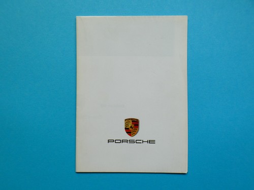 Brochure poster porsche - brochure,