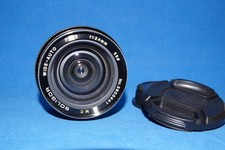 Soligor Wide-auto MC  24 mm f 2.5, innesto Pentax K, tappi.