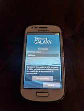SAMSUNG S3 MINI BIANCO FUNZIONANTE CON CARICABATTERIA 