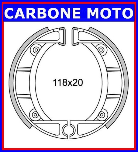 Ganasce freno anteriore - ganasce,