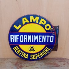 Insegna Tabella Smaltata Lampo