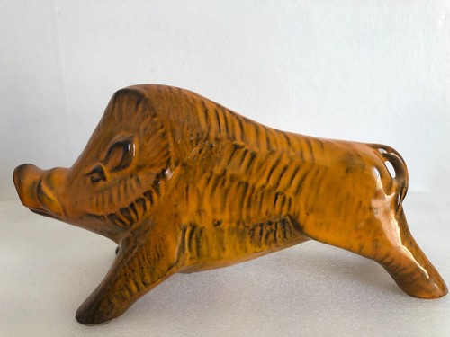 Vintage goebel orange - , pig
