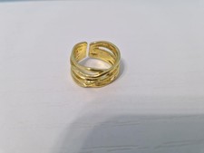 Anello acciaio color oro - anello,
