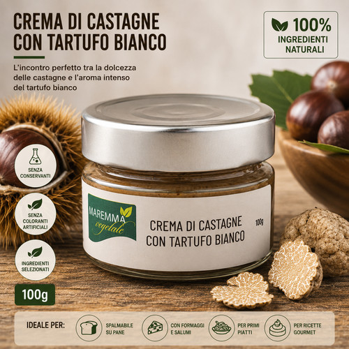 Crema castagne con - con, tartufo