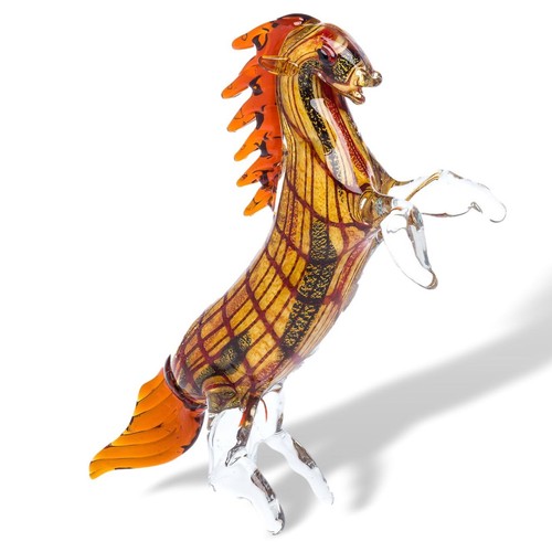Statuetta cavallo stile murano - statuetta,