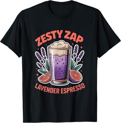 Shirt uomo lavanda - t-shirt, espresso