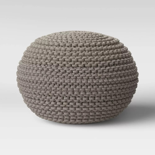 Pouf maglia grossa cloverly - a,