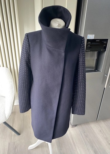 Cappotto giacca zara blu navy - zara,