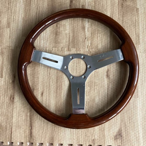 Volante classico legno - in,