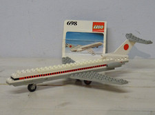 Lego 698 Aereoplano Boeing 727 completo con istruzioni No Scatola lego 1977