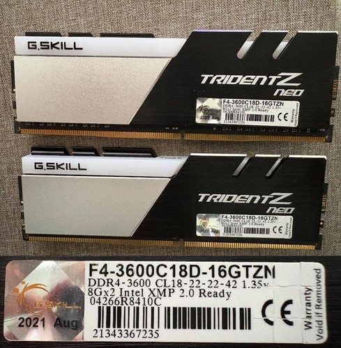 Skill trident neo - g.skill, 16gb