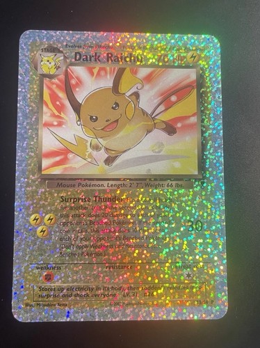 Dark raichu box topper - dark,