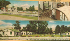 Cartolina d'epoca Mirror Camp