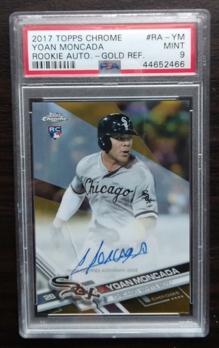 2017 topps chrome - yoan, moncada