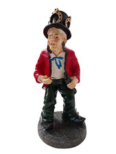 Gobbo portafortuna Napoletano in resina cm.19 dipinto a mano