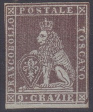 TOSCANA 1851-52 9 CRAZIE BRUNO