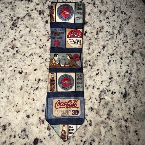 Cravatta coca cola - cola, vintage