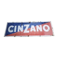 Insegna smaltata CINZANO