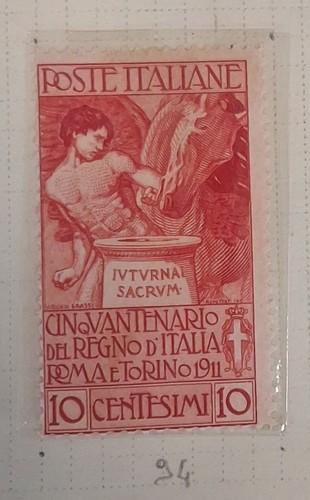 Francobollo italia 1911 - italia, 10