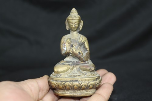 Statua buddha ottone stile - statua,