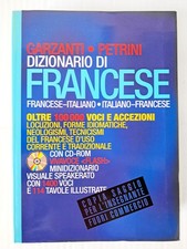 Dizionario Bilingue FRANCESE ITALIANO Garzanti Petrini Vocabolario Compatto