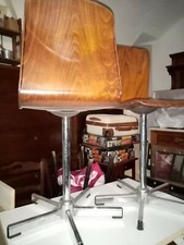 SET 4 SEDIE VINTAGE ANNI 60 - PAGHOLZ - West Germany Chair - Thur-up-seat 