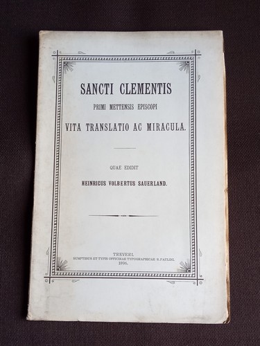 Sancti clementis primi - clementis,,