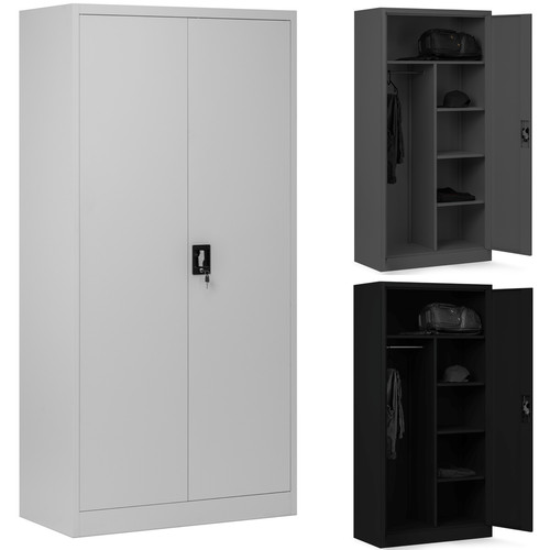Armadio metallico c34 - metallico,