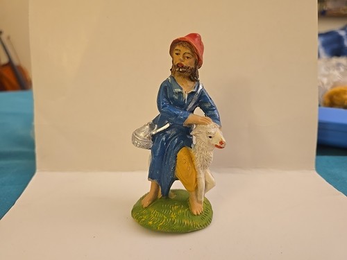 Personaggio presepe vintage - personaggio,