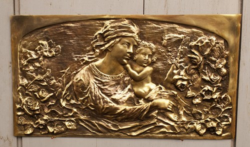 Bronzo rilievo cimasa - cimasa, scultura